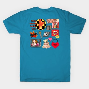 Retro style stickers T-Shirt